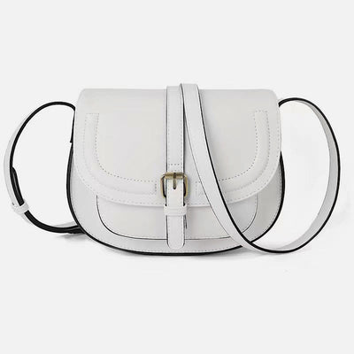 Elegant Saddle Bag Simple Magnetic Buckle Dating Bag For Women