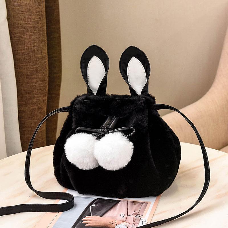 Cute Plush Large Capacity Diagonal Bag