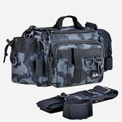 Camouflage Fishing Accessory Detachable Strap Oxford Fisshing Bag For Outdoor