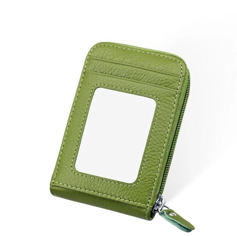 Large Capacity RFID Folding Wallet Card Holder