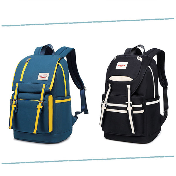 Contrast Waterproof College Style Backpack