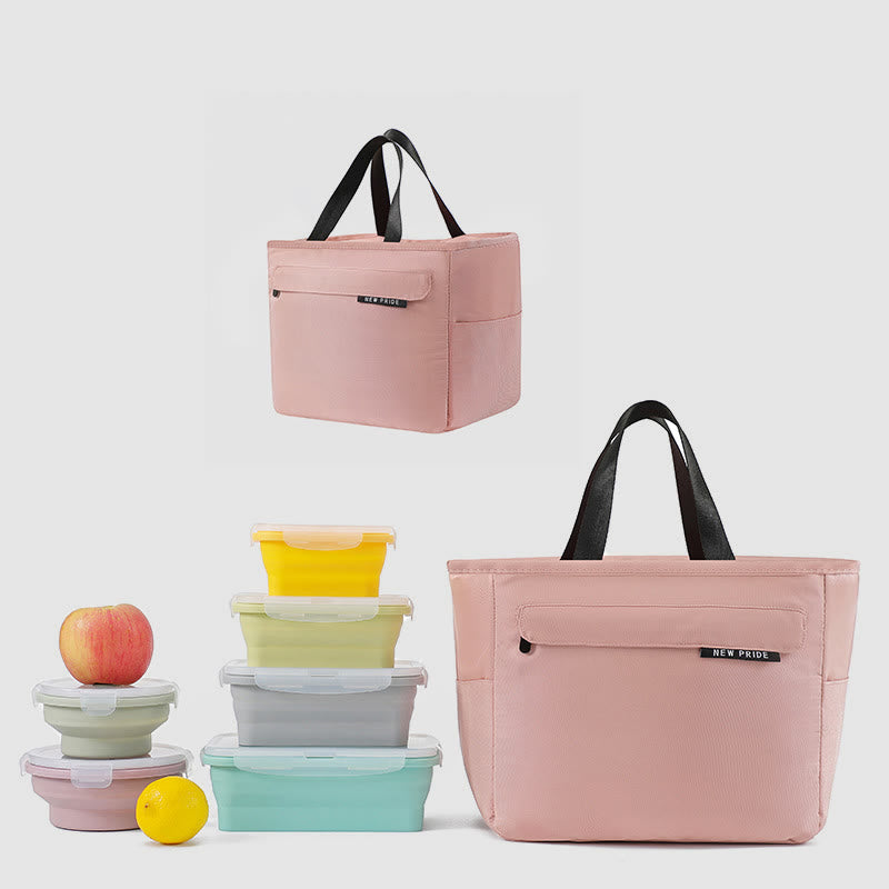 Lunch Bag For Staff Keep Fresh Large Capacity Waterproof Handbag