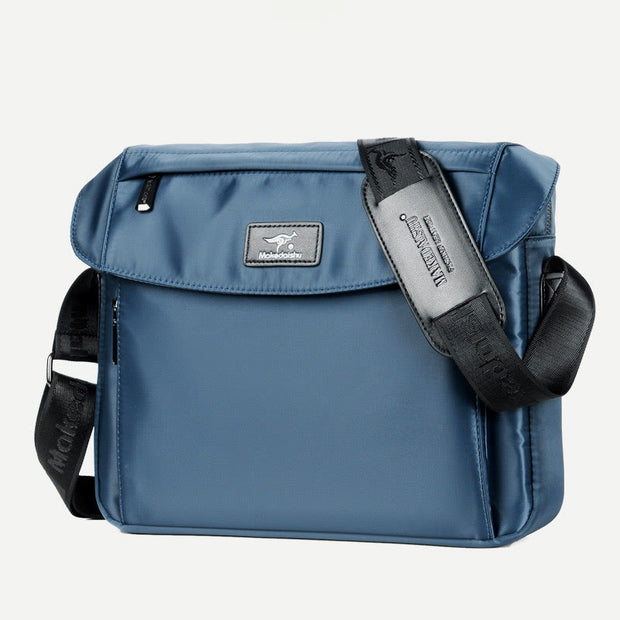 Messenger Bag For Men Oxford Cloth Navy Blue Casual Crossbody Bag