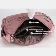 Multi-Pocket Large Capacity Waterproof Casual Crossbody Bag