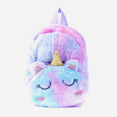 Backpack For Women Unicorn Furry Cute Cartoon Toddlers Kids Schoolbag