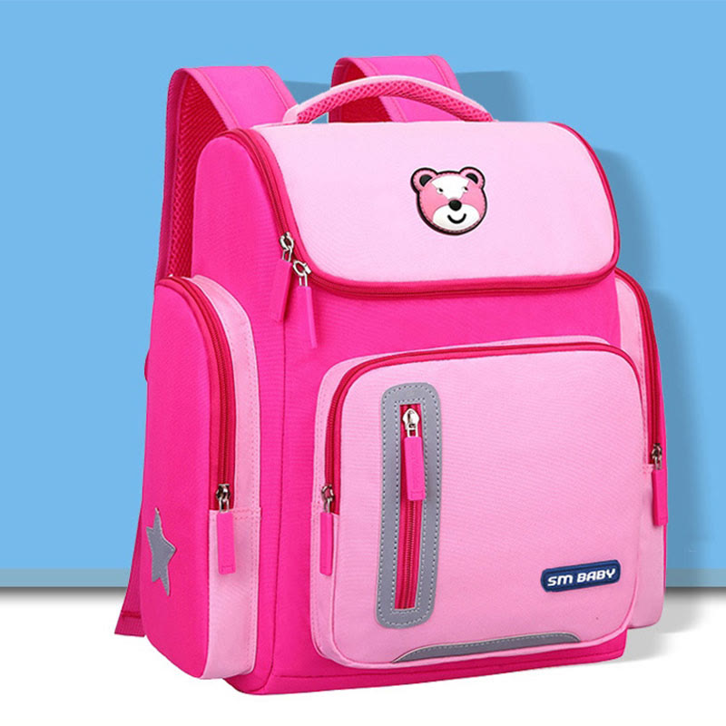 Backpack For Children Load Relief Breathable Reflective Design School Bag