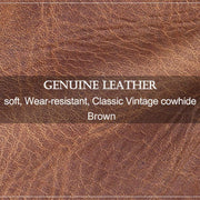 Retro Large Capacity Soft Genuine Leather Crossbody Bag