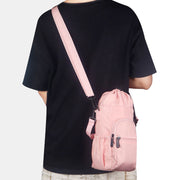 Water Bottle Carrying Case For Outing Sports Crossbody Canvas Bag