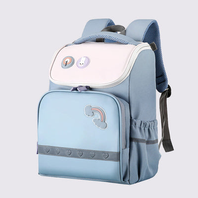 Backpack For Kids Cute Cartoon Printing Breathable Lightweight Schoolbag