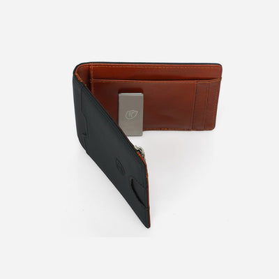 RFID Blocking Wallet For Men Slim Leather Money Clip