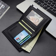 Minimalist Bifold Wallet for Men Business Slim Front Pocket Wallet
