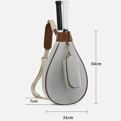 Waterproof Tennis Bag Large Capacity Crossbody Sports Racquet Bag