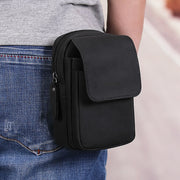 Waist Bag For Men Outdoor Retro Genuine Leather Hanging EDC Pouch