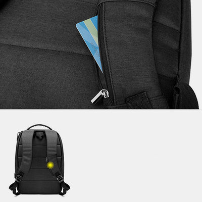 Waterproof USB Charging Multi-Pocket Backpack