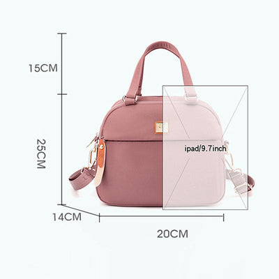 Handbag For Women Lightweight Multi Pockets Detachable Strap Crossbody Bag