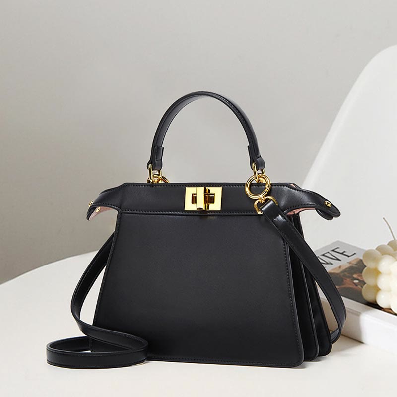 Top-Handle Bag For Women Stylish Solid Color Handbag Crossbody Bag