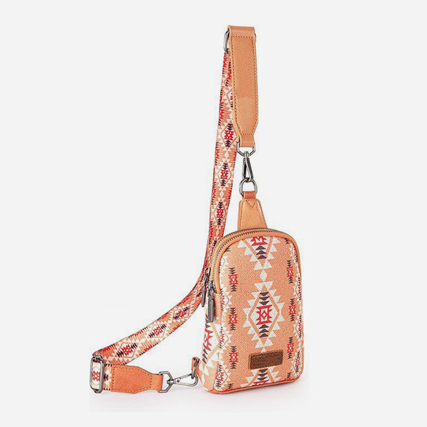Vintage Bohemian Sling Bag Ethnic Style Crossbody Bag For Women