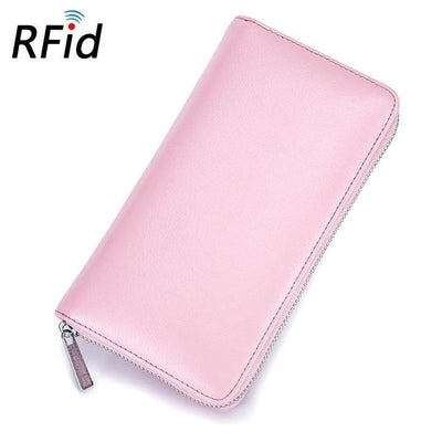 RFID Genuine Leather Card Wallet