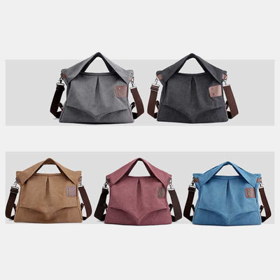 Large Capacity Canvas Handbag for Women Crossbody Tote Hobo Bag