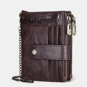 RFID Large Capacity Anti-theft Wallet With Chain