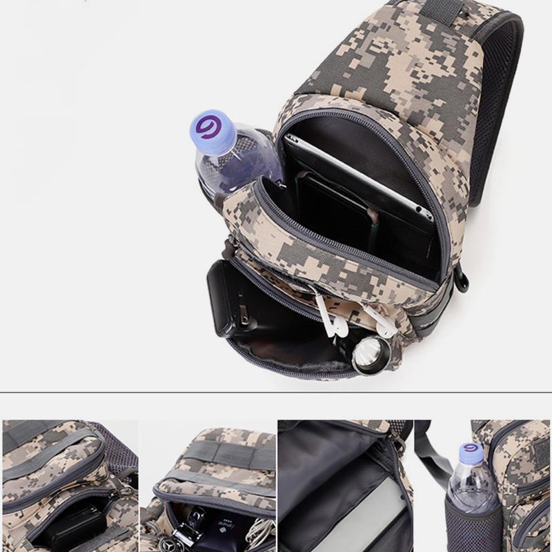 Camouflage Outdoor Waterproof Multifunctional Sling Bag