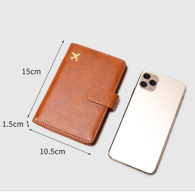 Passport Holder Multi-slot RFID Blocking Card Holder Travel Passport Cover