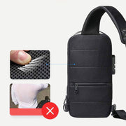 Waterproof Anti-theft Large Capacity Sling Bag With Comfortable Handy