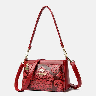 Vintage Women Floral Handbg Crossbody Purses Ladies Casual Shoulder Bags