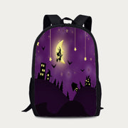 Backpack For Halloween Party Fliying Bat Funny Travel Pack