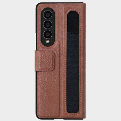 S-Pen Pocket Design Phone Case For Samsung Leather Protective Cover