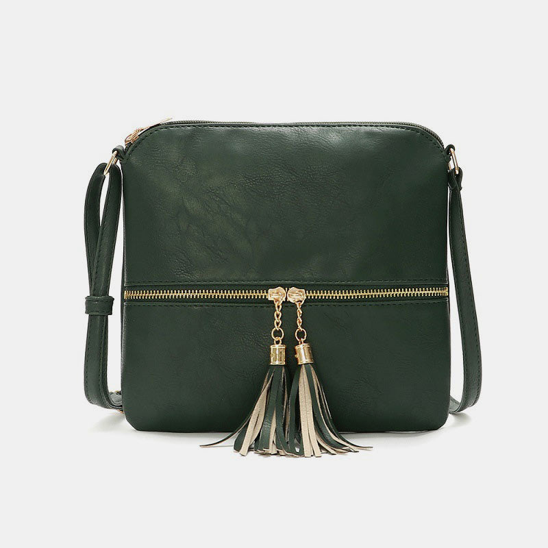 Large Capacity Tassel Crossbody Bag