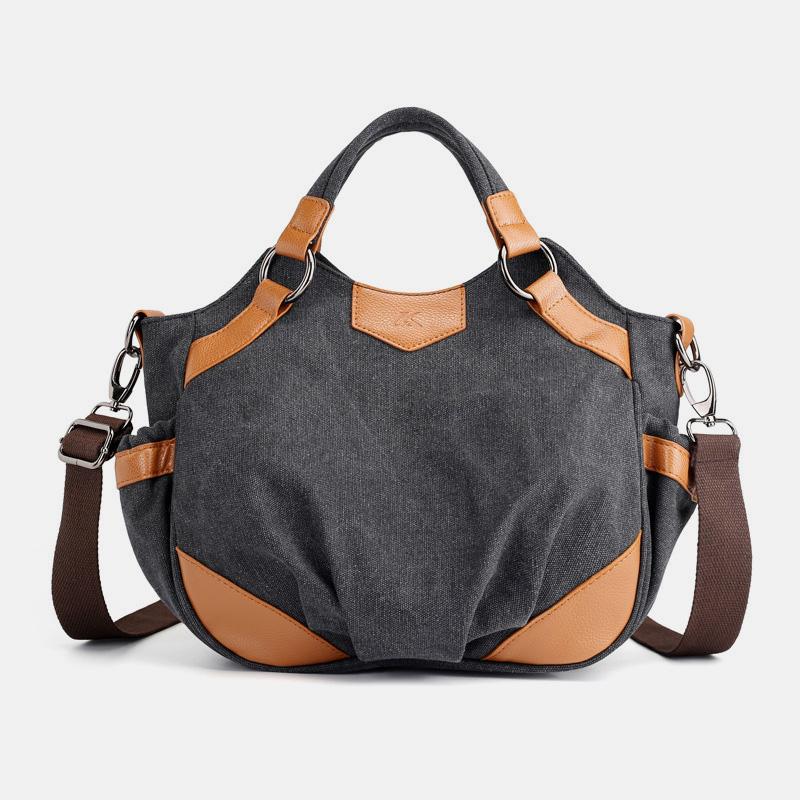 Large Capacity Vintage Shoulder Crossbody Bag