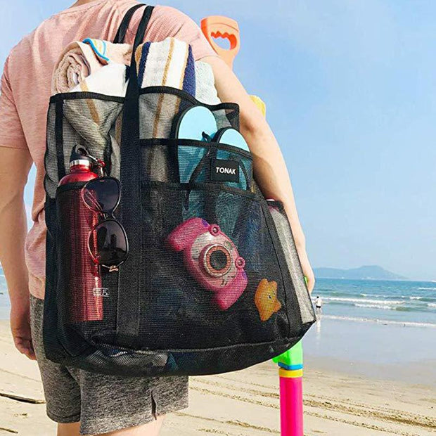 Oversize Beach Bags Carry Mesh Totes