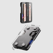 EDC RFID Aluminum Multifunction Keychain Card Holder Wallet