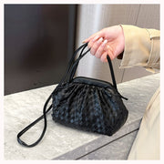 Crossbody Bag For Women Soft Knitted Buckle Design Daily Purse