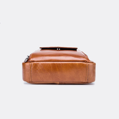 Men's Casual Leather Business Vintage Crossbody Bag