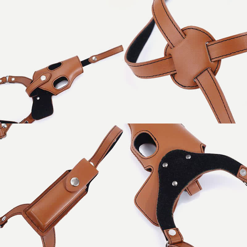 Real Leather Shoulder Holster Hidden Underarm Bag fits Glock 17/19/43/48