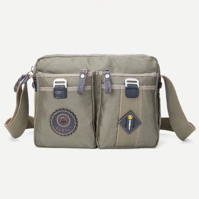 Messenger Bag For Men Casual Multi Pocket Oxford Crossbody Bag