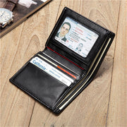 Wallet for Men PU Leather Slim Bifold Wallet Credit Card Holder