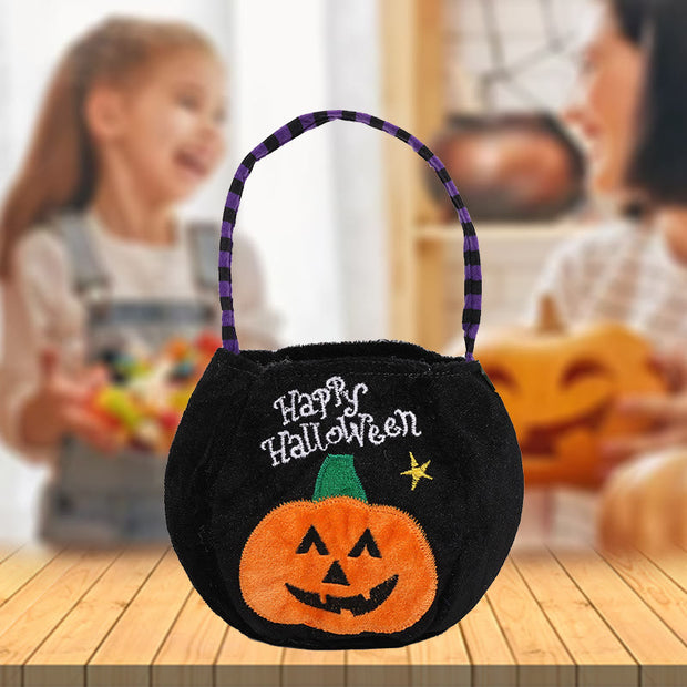FREE TODAY: 2Pcs Halloween Pumpkin Decorative Cute Cartoon Round Candy Gift Bag