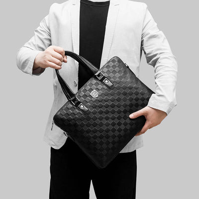 Briefcase For Men Business Trip Elegant Waterproof Crossbody Bag