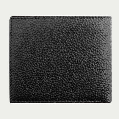 Leather Wallet For Men Anti Theft RFID Black Purse