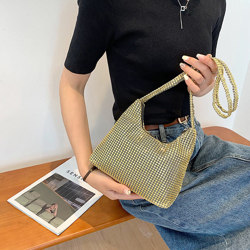 Shoulder Bag For Women Simple Leisure Portable Bling Dating Bag