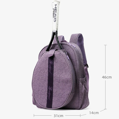 Women Men Racket Bag For Two Badminton Rackets Adult Backpack