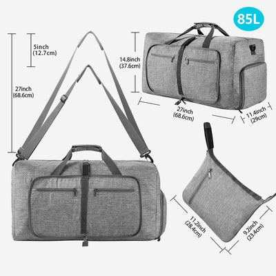 Storage Bag For Travel Folding Portable Large Capacity Fitness Duffel Bag