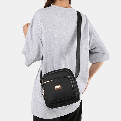 3 Layer Multi Pockets Crossbody Women Purse Small Lightweight Casual Shoulder Bag