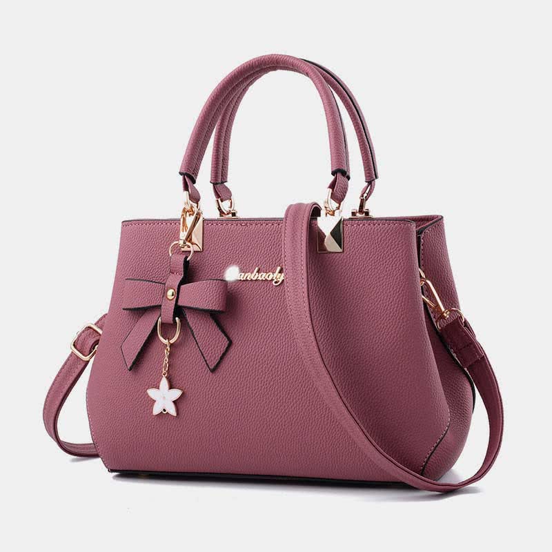 Womens Designer Top-Handle Satchel Handbag Purses with Crossbody Strap