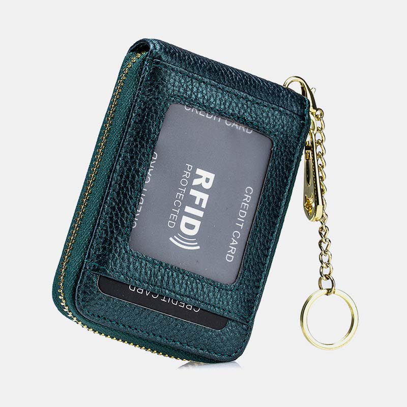 RFID Large Capacity Card Holder With Key Chain