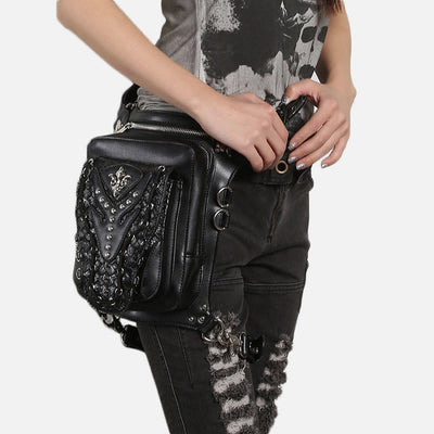 Multifunctional Waist Bag For Party Steampunk Gothic Hip Belt Bag