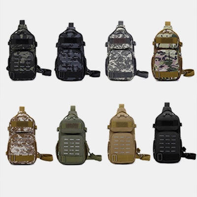 Waterproof Durable Tactical Camouflage Sling Bag With Reflective Strap